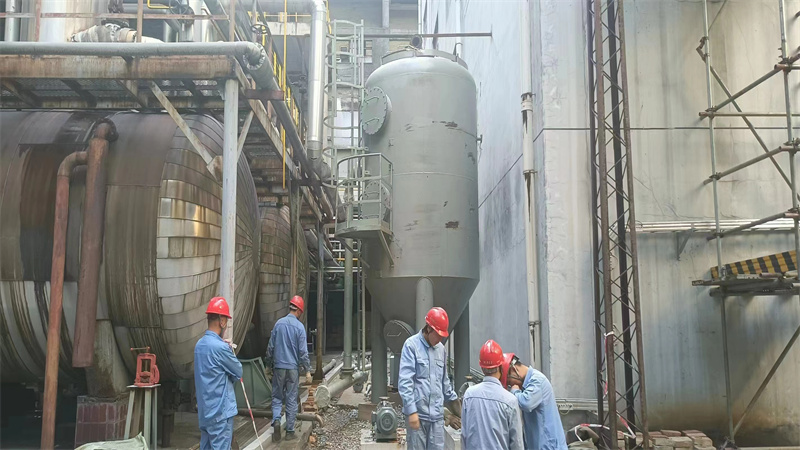 湖南岳阳旋流净化器热电厂污水处理安装现场